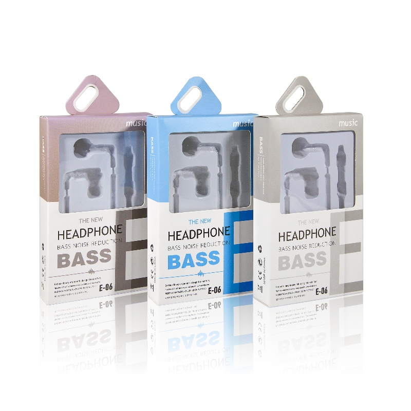 Cajas de papel de embalaje de auriculares personalizados con blister